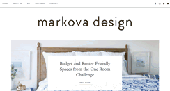 Desktop Screenshot of markovadesign.com