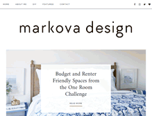 Tablet Screenshot of markovadesign.com
